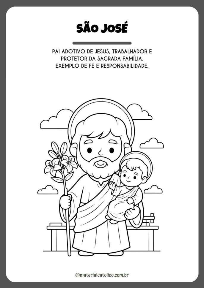 Meu Primeiro Livrinho Católico para Colorir