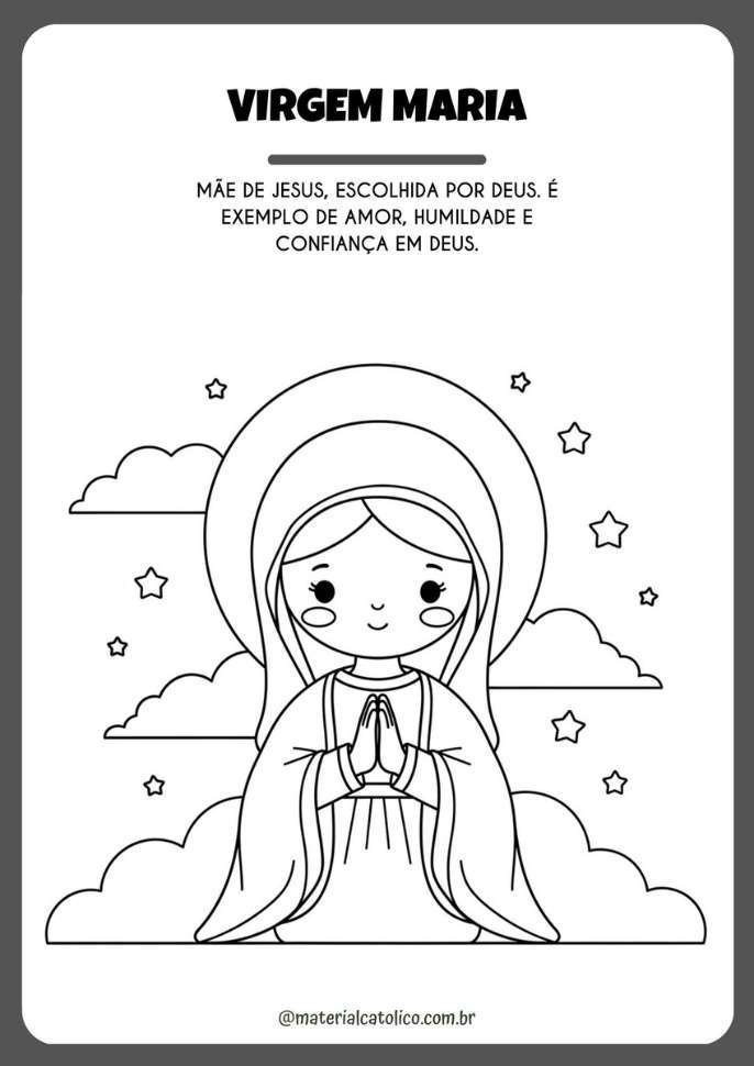Meu Primeiro Livrinho Católico para Colorir