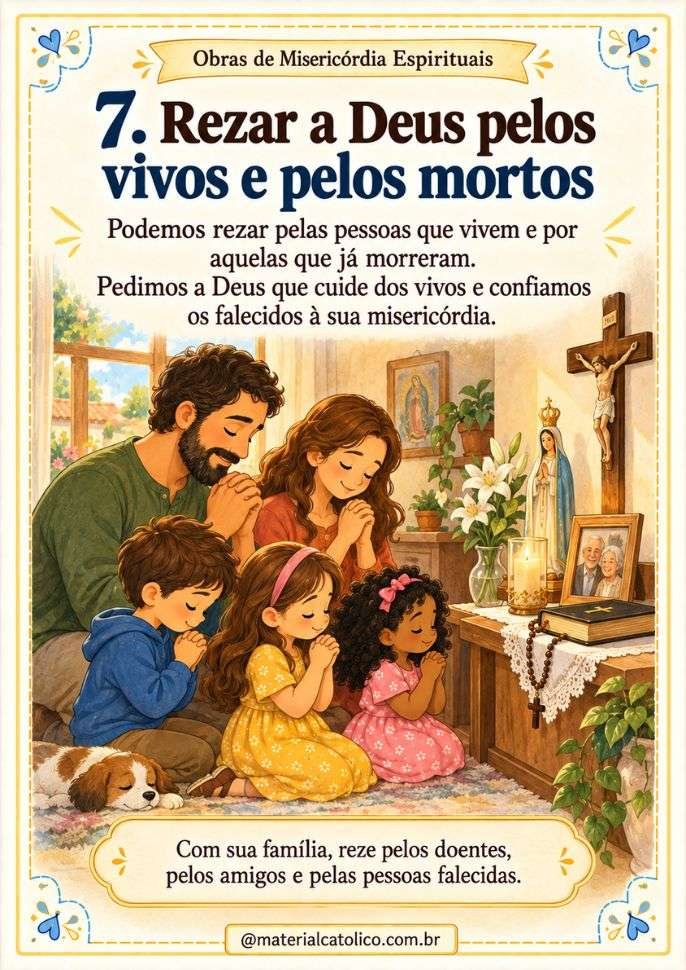 As 14 Obras de Misericórdia Explicadas para Crianças