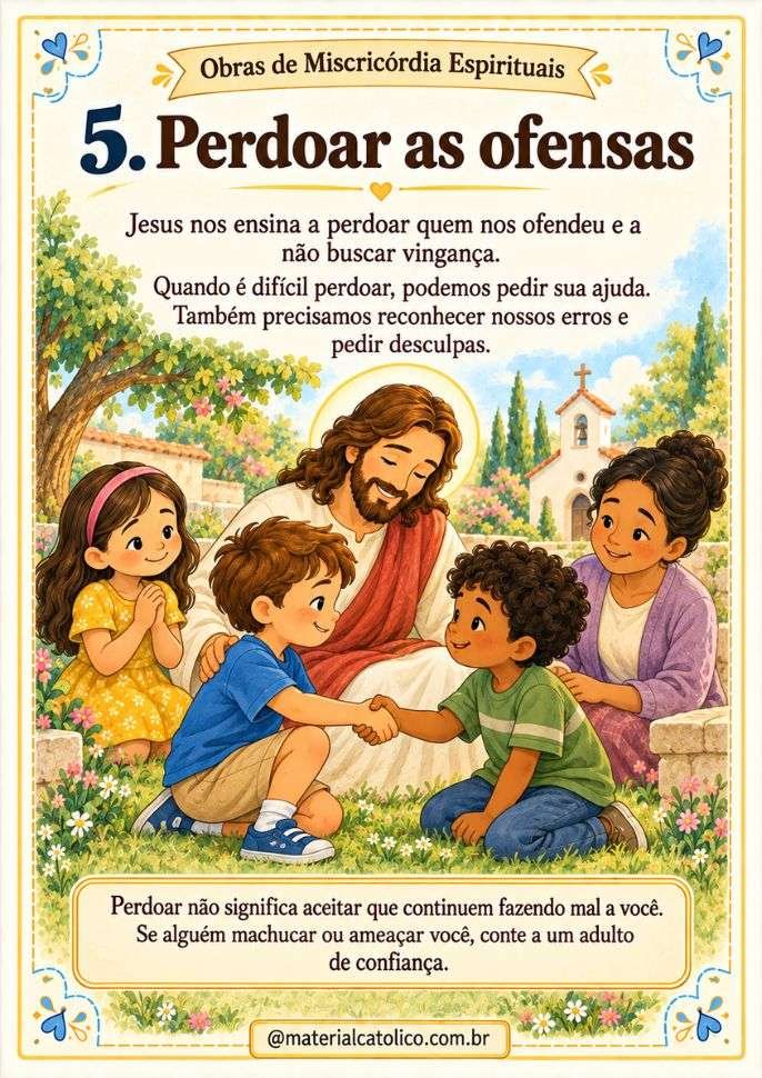 As 14 Obras de Misericórdia Explicadas para Crianças